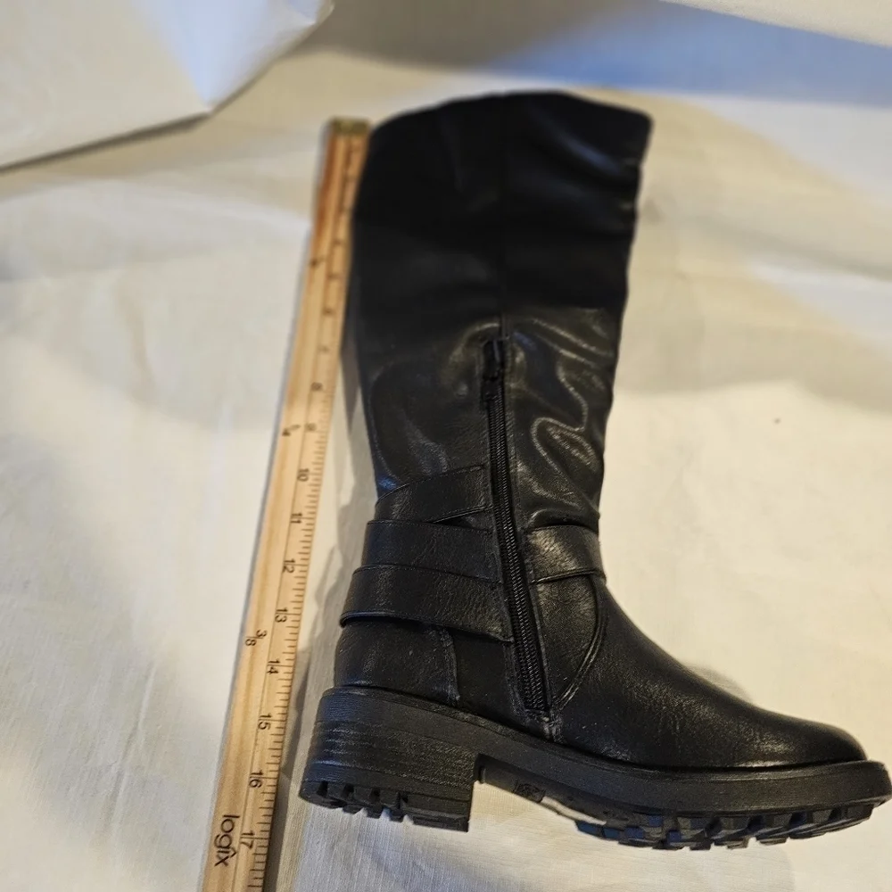 Carlos By Carlos Santana Sabina Women's Black Wife Calf Boots 5.5 NEW - Picture 6 of 15